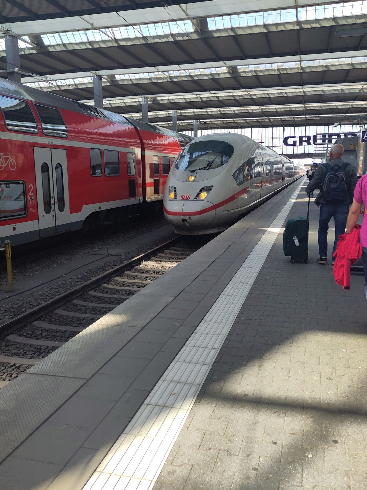 On the train to EGU