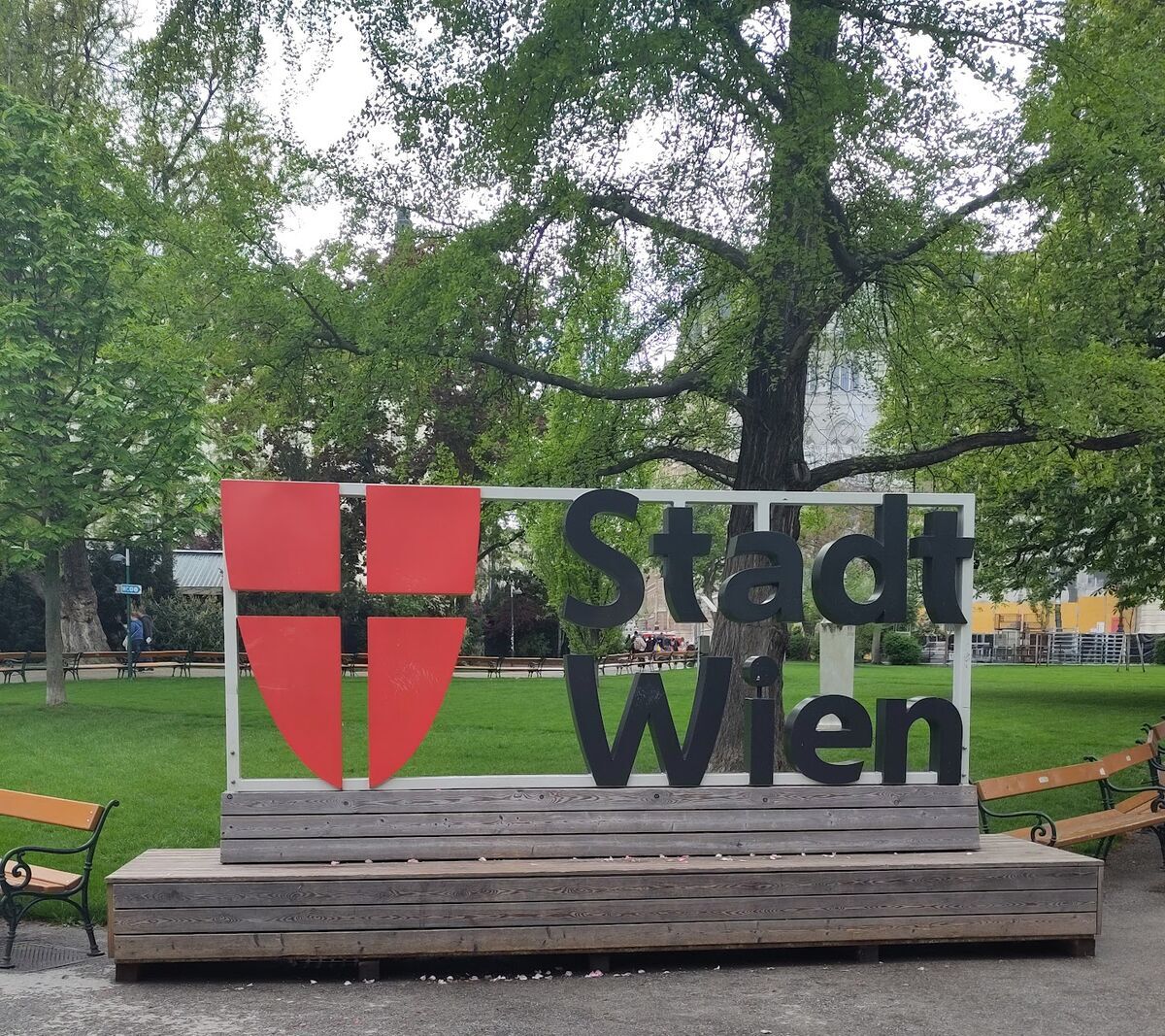 Vienna city sign