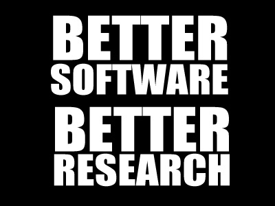 Better Software Better Research by the SSI licensed under CC BY-NC